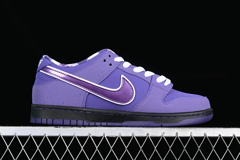 All categories Nk SB Dunk series Nk SB Dunk Low low-top sneakers K version Concepts x Nk Dunk Low Pro SB "Purple lobster" Purple lobster SB low-top sports and leisure sneakers BV1310-555